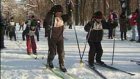 Младшие школьники вышли на лыжню