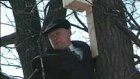 Мэр Калашников вспомнил детство и залез на дерево
