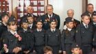 Юные стражи порядка поздравили ветеранов ВОВ