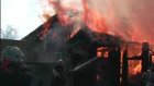 В центре Пензы сгорел жилой дом