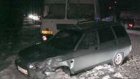 «Жигули» атаковали пассажирский автобус