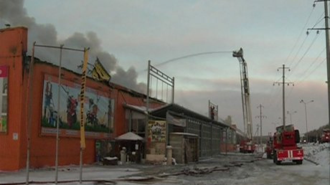 Сгоревший гипермаркет скоро восстановят