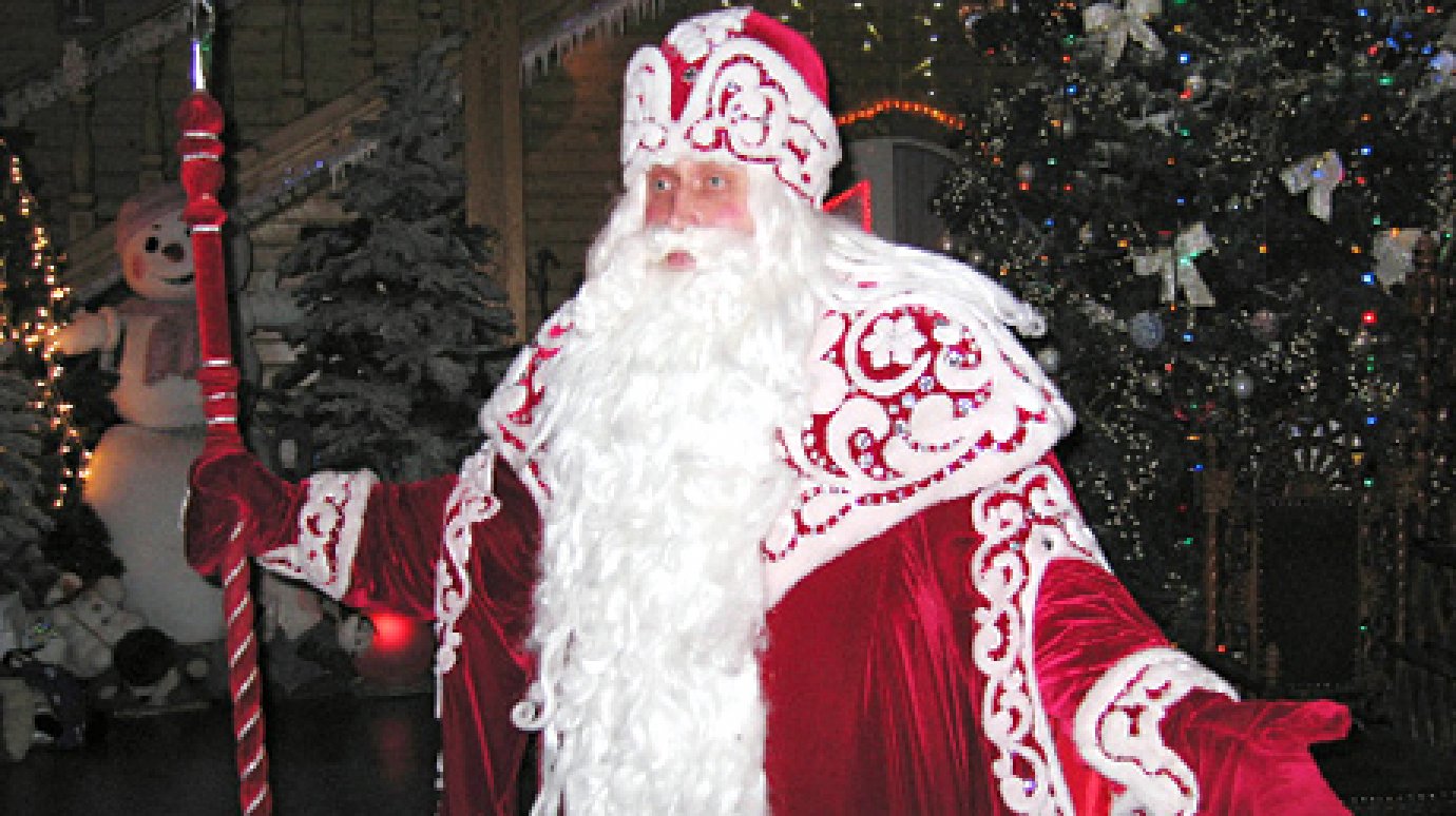 Пензенский Дед Мороз едва удрал от толпы