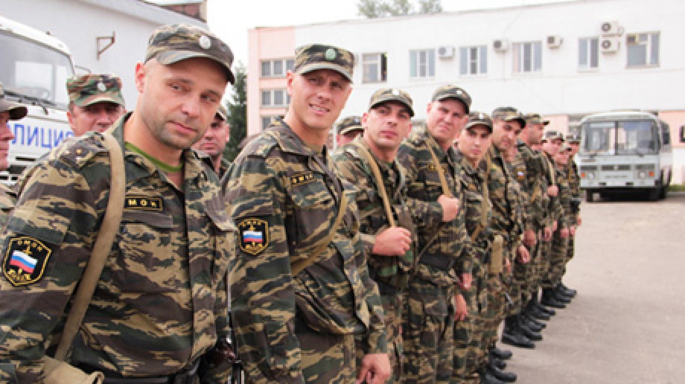 Бойцы пензенского ОМОНа вернулись из Чечни
