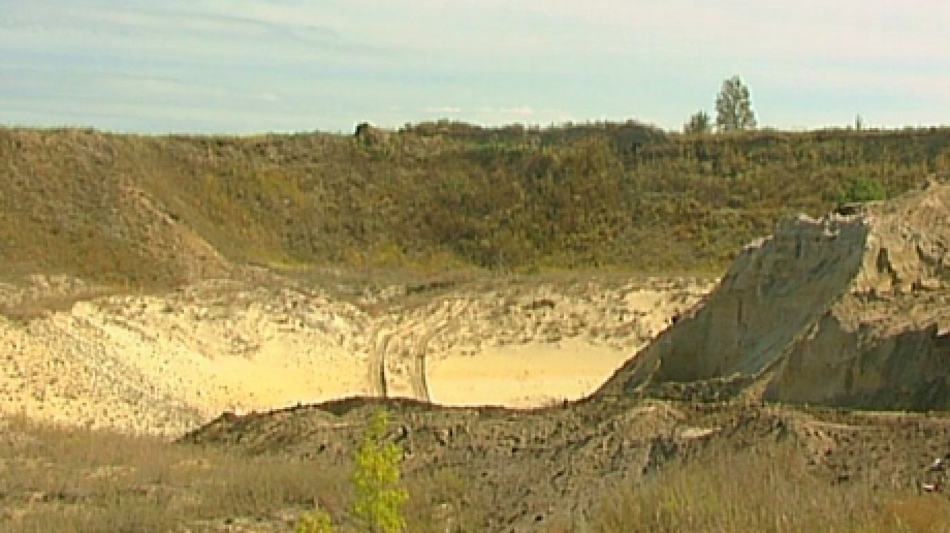 Песчаный карьер в Пензенском районе разрабатывается с нарушениями