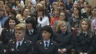 Пензенские полицейские устроили концерт для женщин в форме