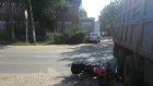 В Мокшане мотоцикл столкнулся с КамАЗом