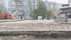 На проспекте Строителей начали ремонтировать участок разбитой дороги
