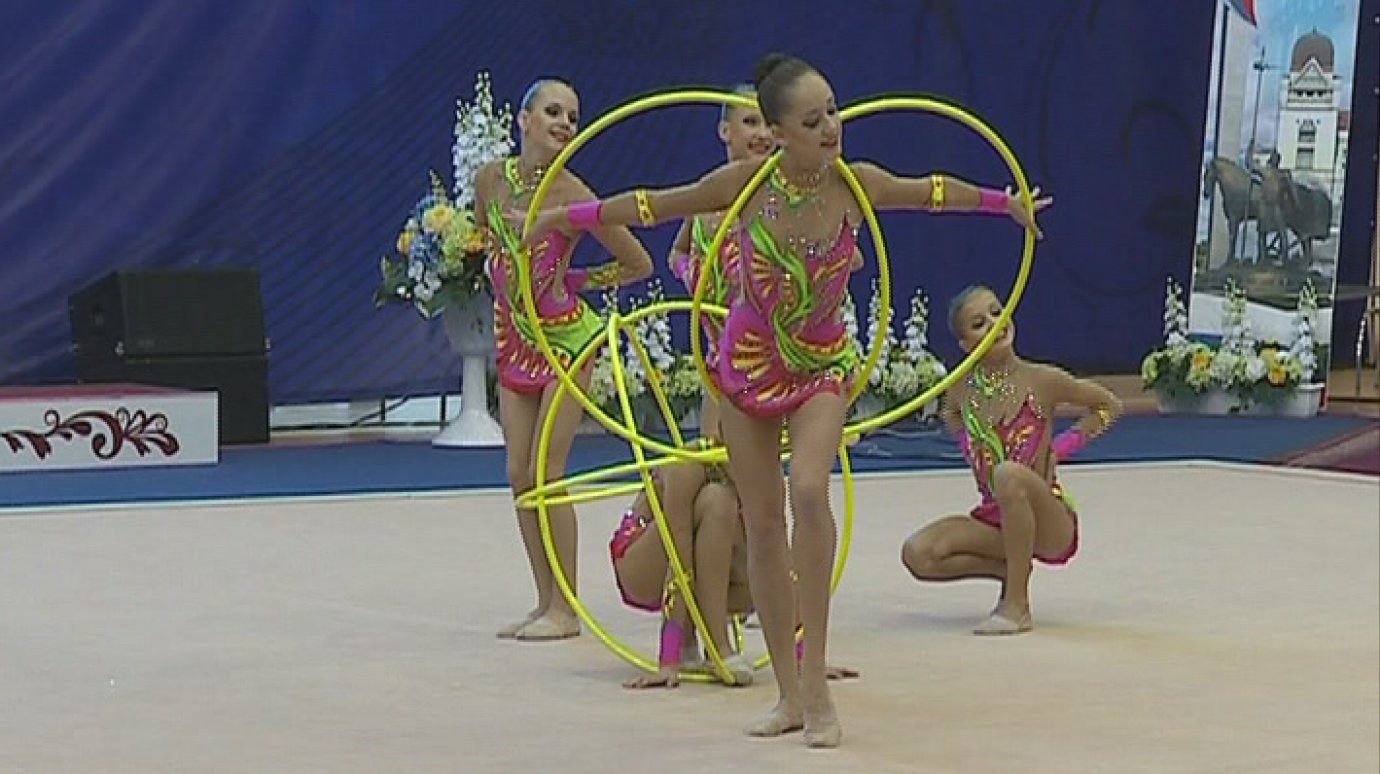 В «Буртасах» проходит первенство России по художественной гимнастике