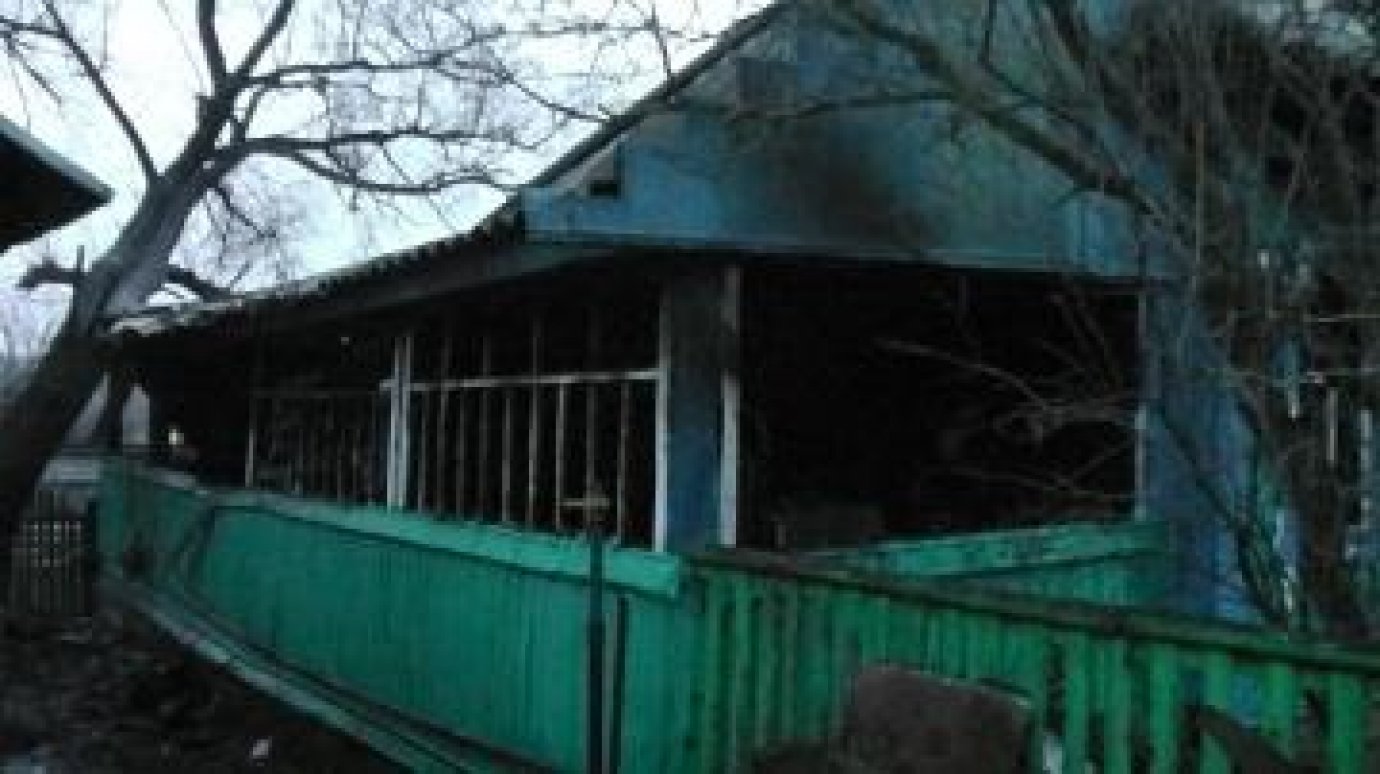 В Башмаковском районе при пожаре погиб ребенок