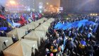 Киевская милиция попыталась разогнать акцию на Европейской площади