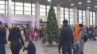 На вокзале в Пензе установили новогоднюю елку