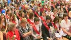 Мэр Роман Чернов поздравил школьников с последним звонком