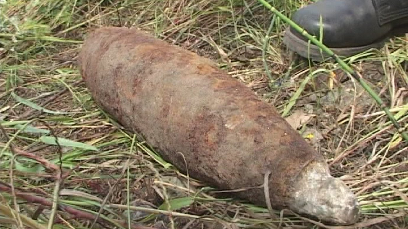 Найденные боеприпасы оказались осколочно-фугасными снарядами