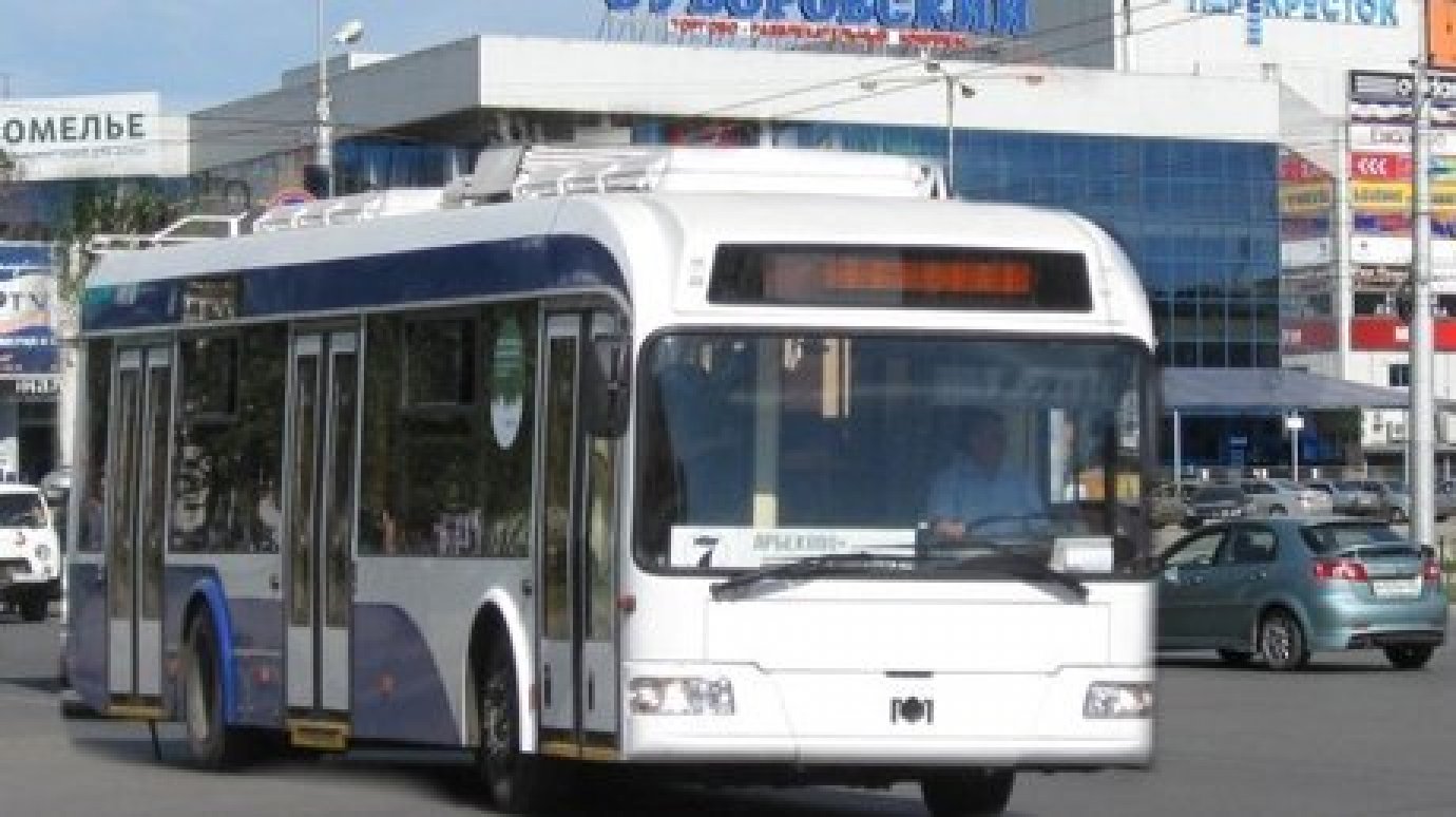 В Пензе троллейбусы № 2, 6 и 7 возобновили работу