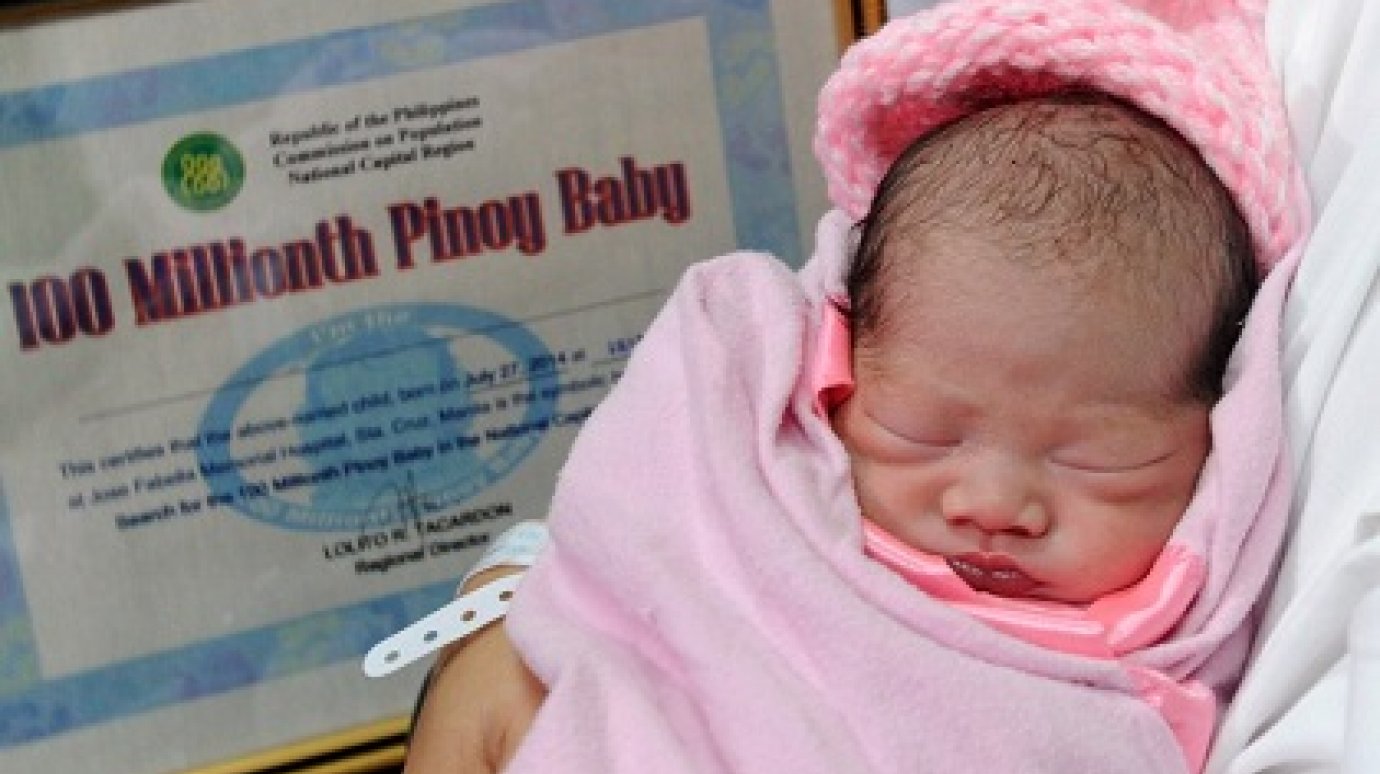 На Филиппинах родился 100-миллионный гражданин