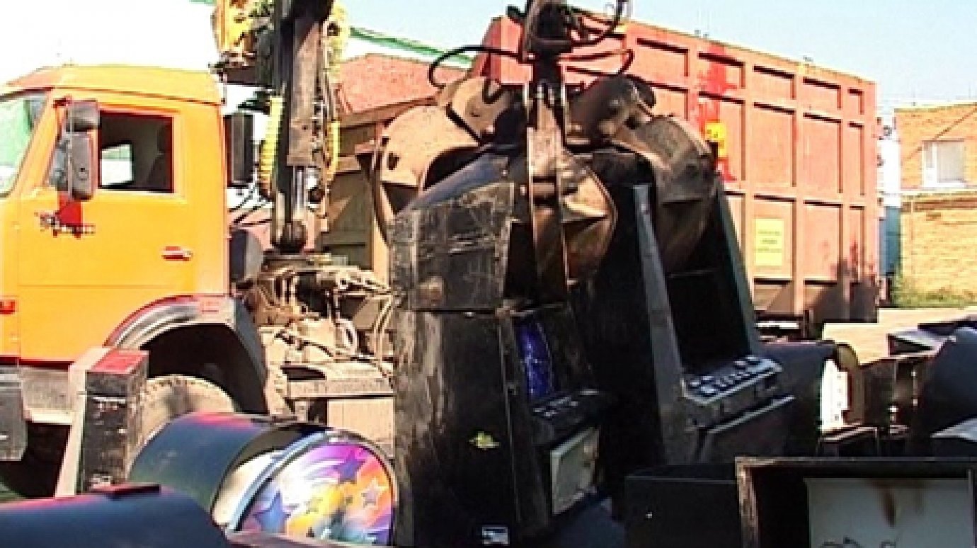 В Пензе уничтожено 500 единиц игорного оборудования