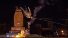 За ночь в Харькове снесли еще два памятника Ленину