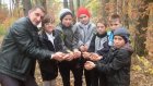 В Сосновоборском районе школьники расчистили Максимкин родник