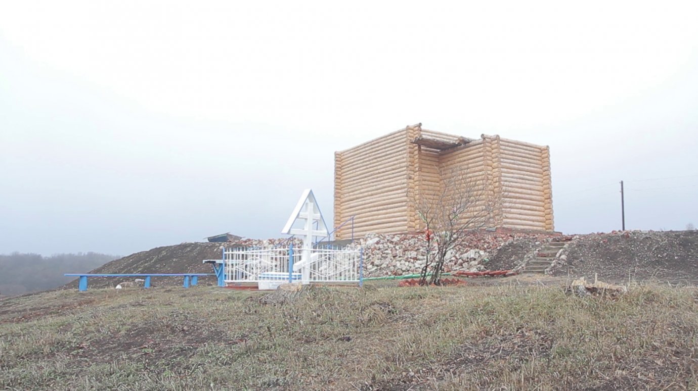 В селе Кочетовка ведется строительство православного храма