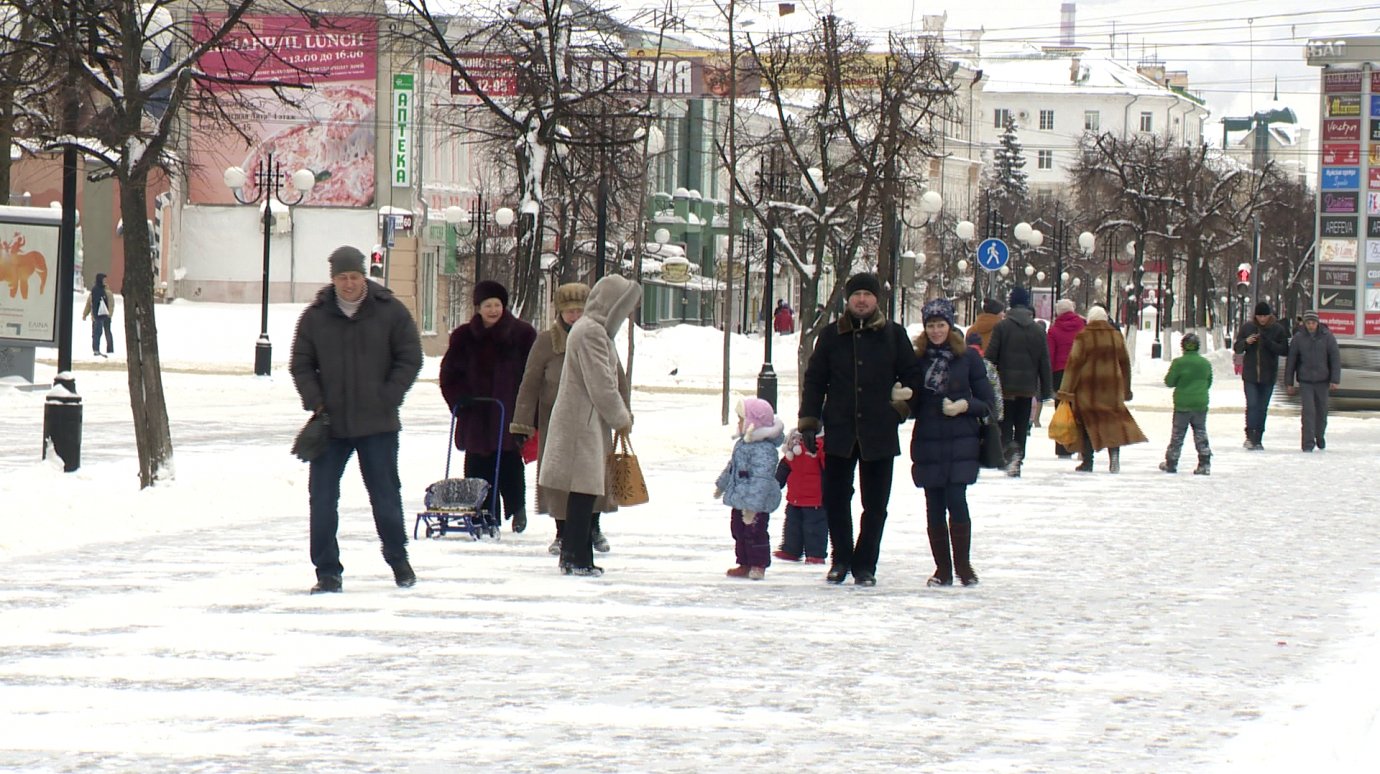 Активные пензенцы провели 1 января на прогулке