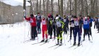 На Олимпийской аллее прошла лыжная гонка для сотрудников МЧС