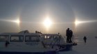 Жители Челябинска наблюдали над городом три солнца
