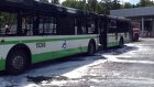 В Шереметьево сгорел пассажирский автобус
