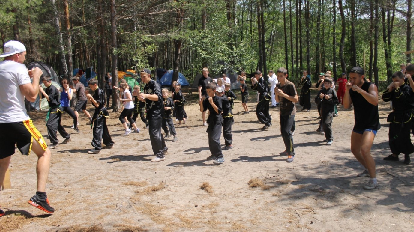 Участники летнего лагеря освоили основы самозащиты