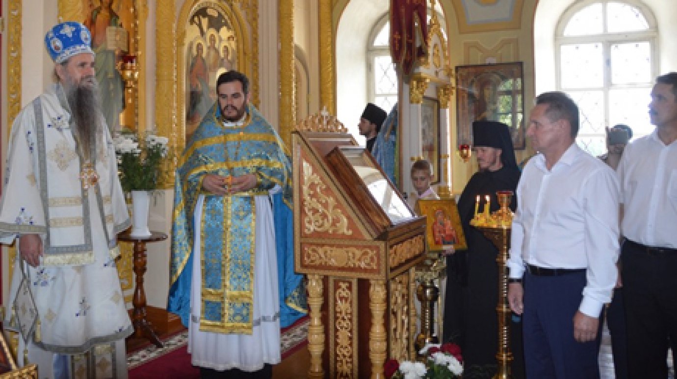 Глава Пензы посетил Вадинск в день Тихвинской иконы Божией Матери