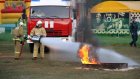 Зареченские пожарные показали горожанам свое умение