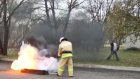Начальник зареченской МСЧ-59 потушил условный пожар