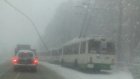 Сильный снегопад парализовал движение в Пензе