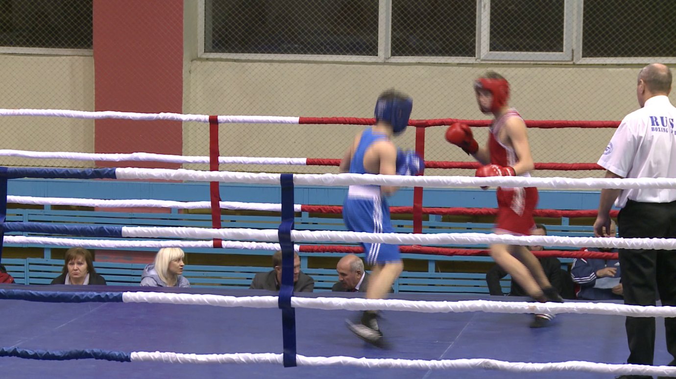 Во дворце спорта «Рубин» проходят открытый чемпионат и первенство города по боксу