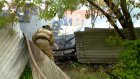 Пожарные потушили вспыхнувший мусор на улице Пушкина