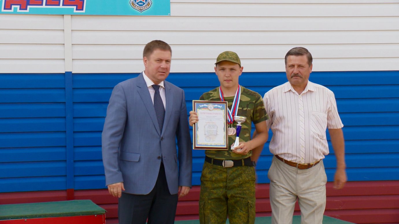В лагере «Гвардеец-2» наградили лучших участников первой смены