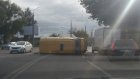 В Терновке перевернувшийся микроавтобус спровоцировал затор