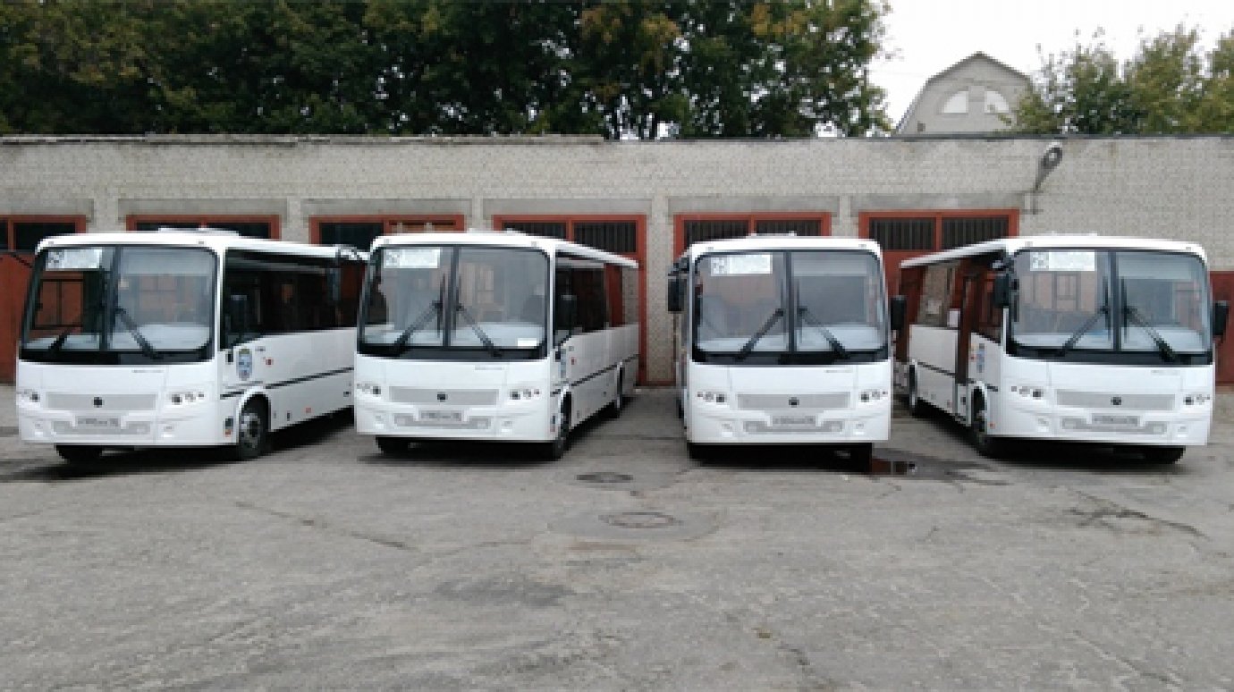 В Пензу прибыли четыре новых автобуса ПАЗ