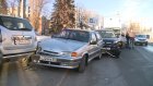 Пять автомобилей попали в ДТП на улице Гагарина