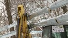 Снегоуборщик повредил теплотрассу во дворе школы № 17