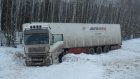 В Кузнецком районе грузовик MAN слетел в кювет