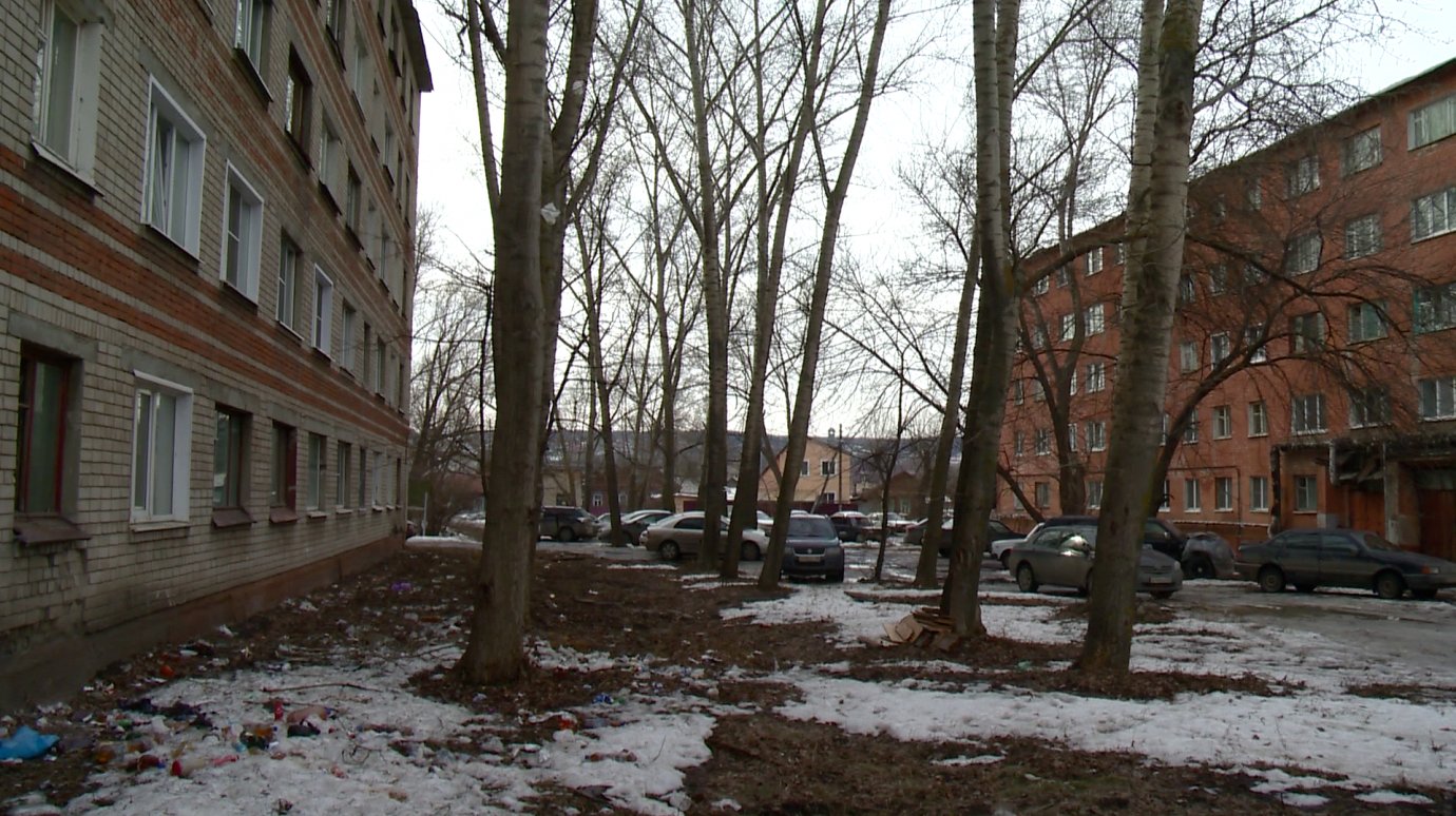 Пензенцы превратили двор общежитий на проспекте Победы в помойку
