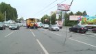 Оборвавшийся троллейбусный провод повредил четыре машины