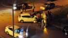 В Арбекове Lada XRay опрокинулась после столкновения с Hyundai Solaris