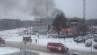 В Пензе случился пожар на стройплощадке новой школы на Шуисте