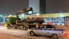 С Привокзальной площади эвакуировали машины, мешавшие уборке снега
