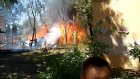В Пензе в расселенном доме на улице Леонова случился пожар