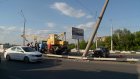 В Пензе водитель иномарки влетел в столб и бросил машину на месте ДТП
