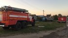 В Пензе в районе Кривозерье пожар уничтожил два частных жилых дома