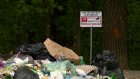 Жители Западной Поляны относят мусор на несуществующую помойку